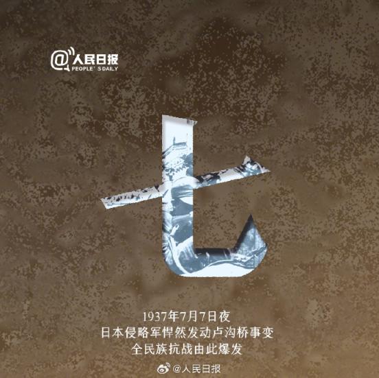 泸深策略 今天，纪念全民族抗战爆发88周年